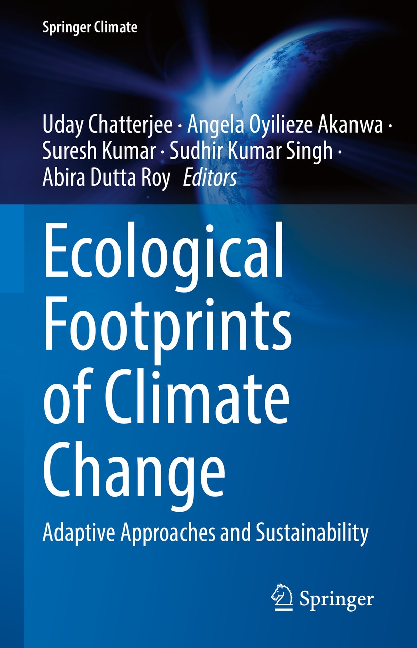 Book cover of Ecological Footprints of Climate Change Springer Climate - photo 1