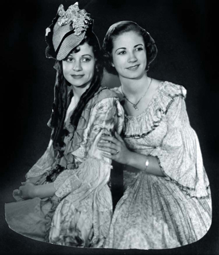 My mother right age sixteen and Nana when they appeared in the Laurel and - photo 1