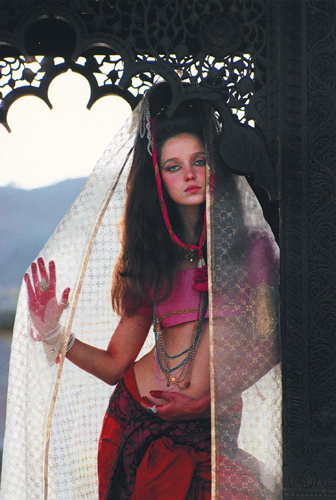 My hairstyling and makeup on Donna Mitchell in India 1967 for Yardley - photo 15