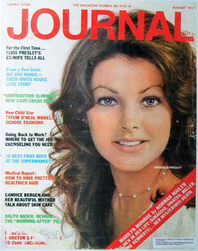 Priscilla Presley with my cover hairstyle Photograph by Michael Vaccaro - photo 30