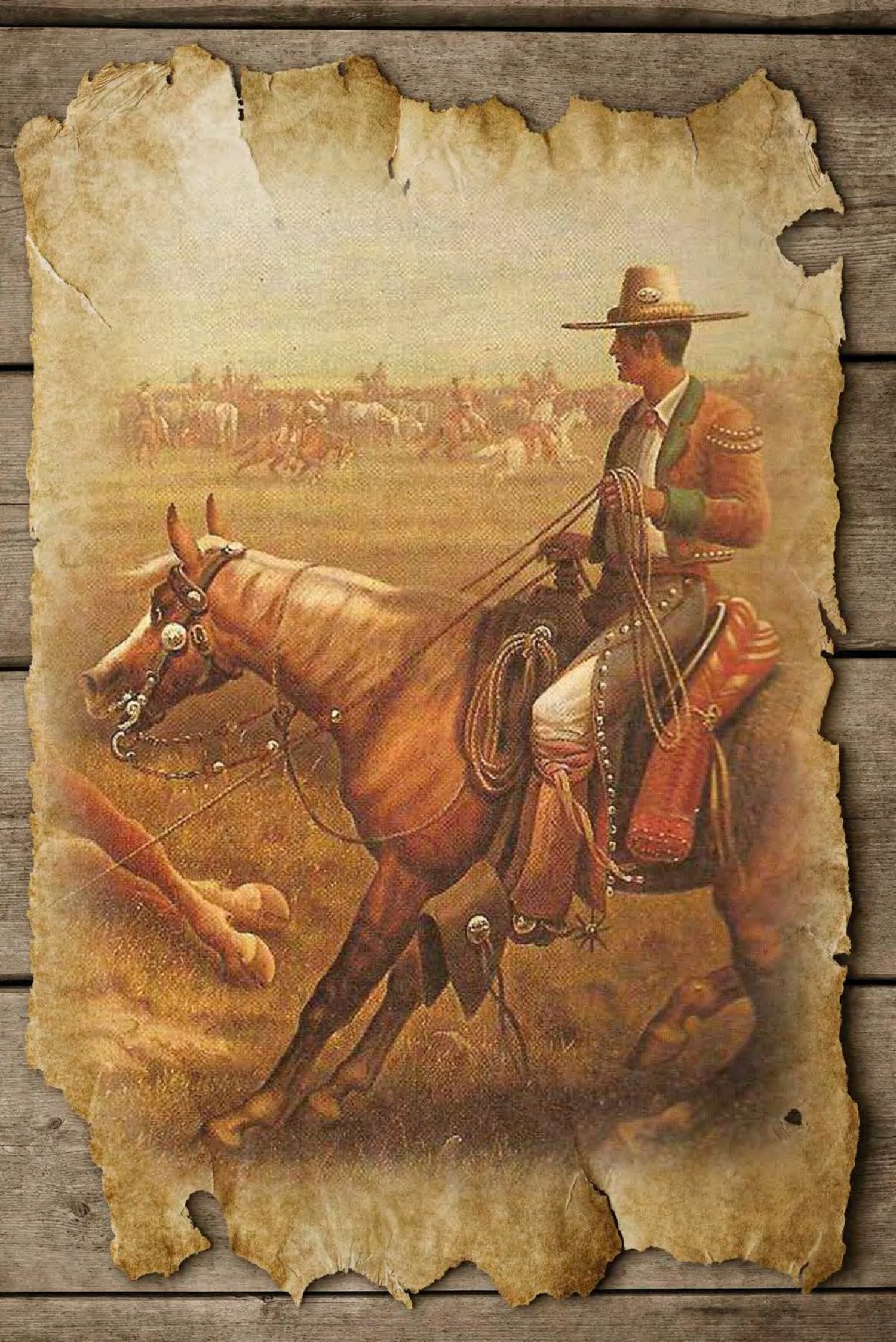 The first cowboys were Mexican vaqueros Vaqueros taught their skills to - photo 4