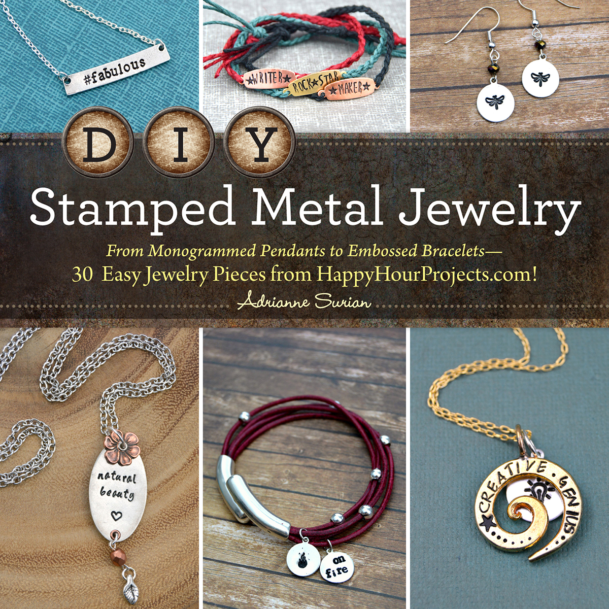 DIY Stamped Metal Jewelry From Monogrammed Pendants to Embossed Bracelets 30 - photo 1