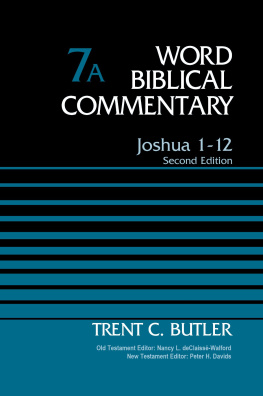 Trent C. Butler - Joshua 1-12, Volume 7A