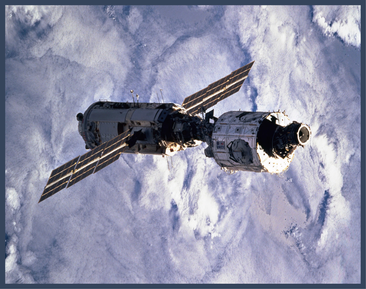 The space shuttle Endeavour crew connected the first ISS module Zarya left - photo 6