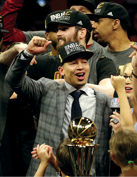 Tyronn Lue was overcome with emotion after the Cavs clinched the title - photo 6