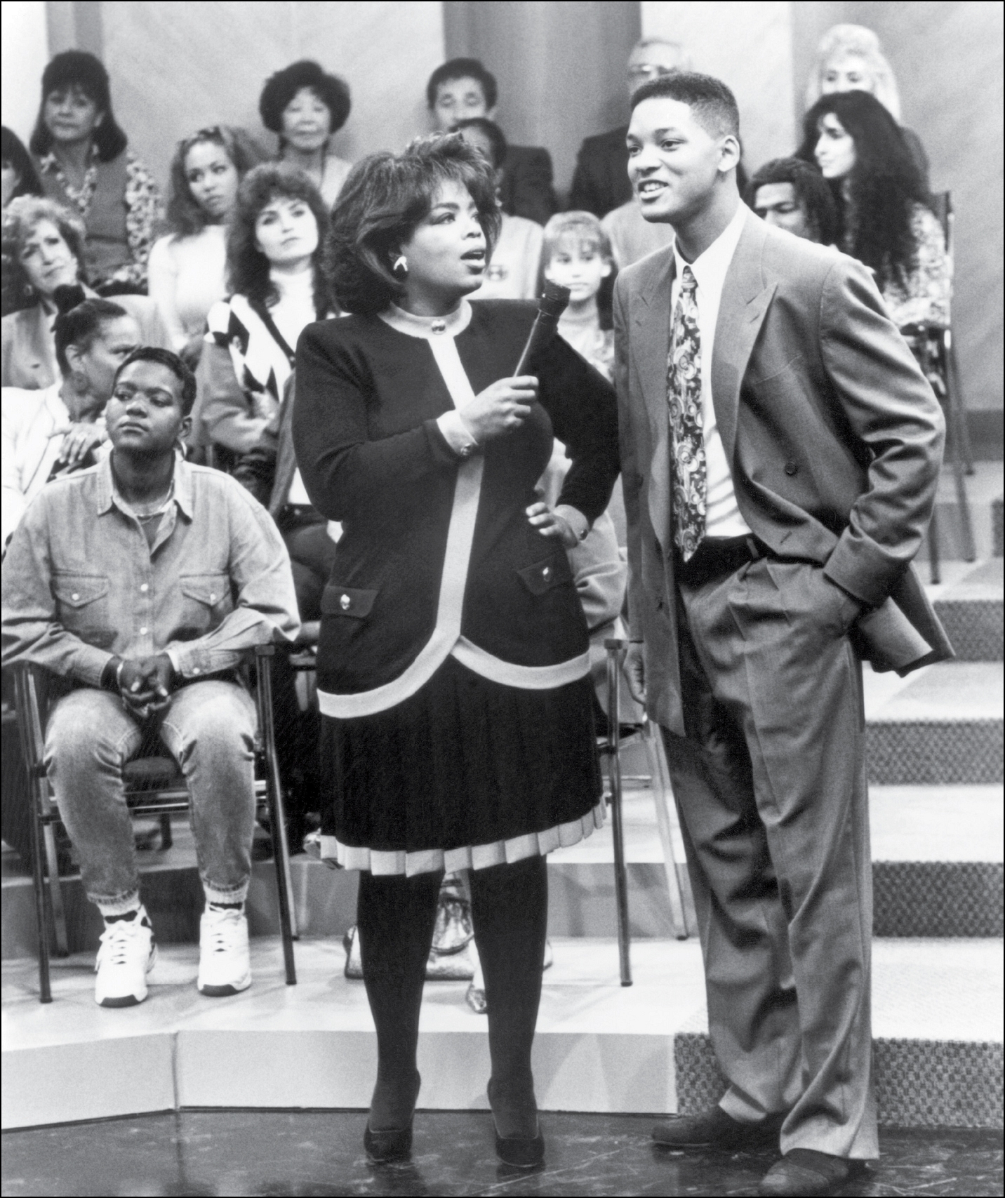 Oprah interviews a young Will Smith star of The Fresh Prince of Bel-Air in - photo 7