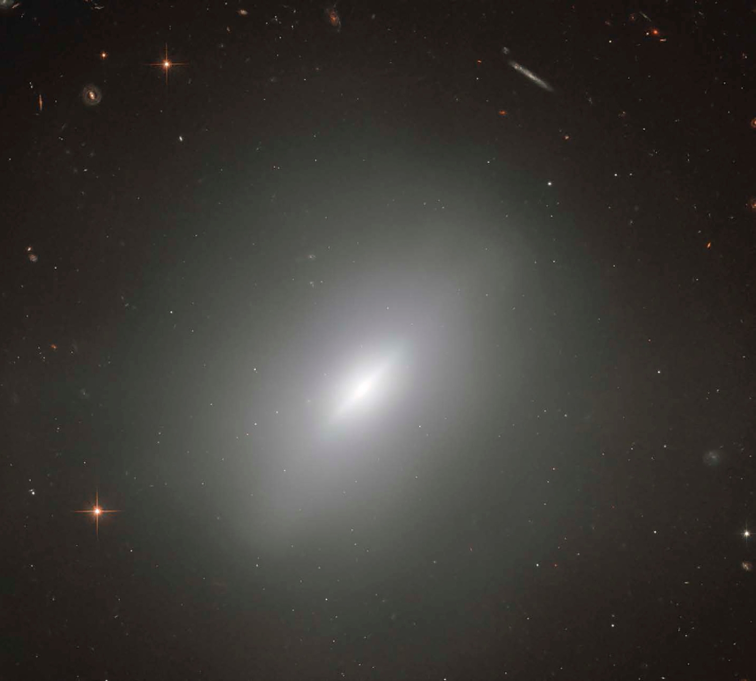 An elliptical galaxy It has a flattened oval shape Elliptical Shape Some - photo 8