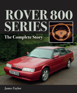 James Taylor - Rover 800 Series: The Complete Story