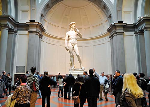 Michelangelos David Amid the masterworks in the Accademia David gets an - photo 23