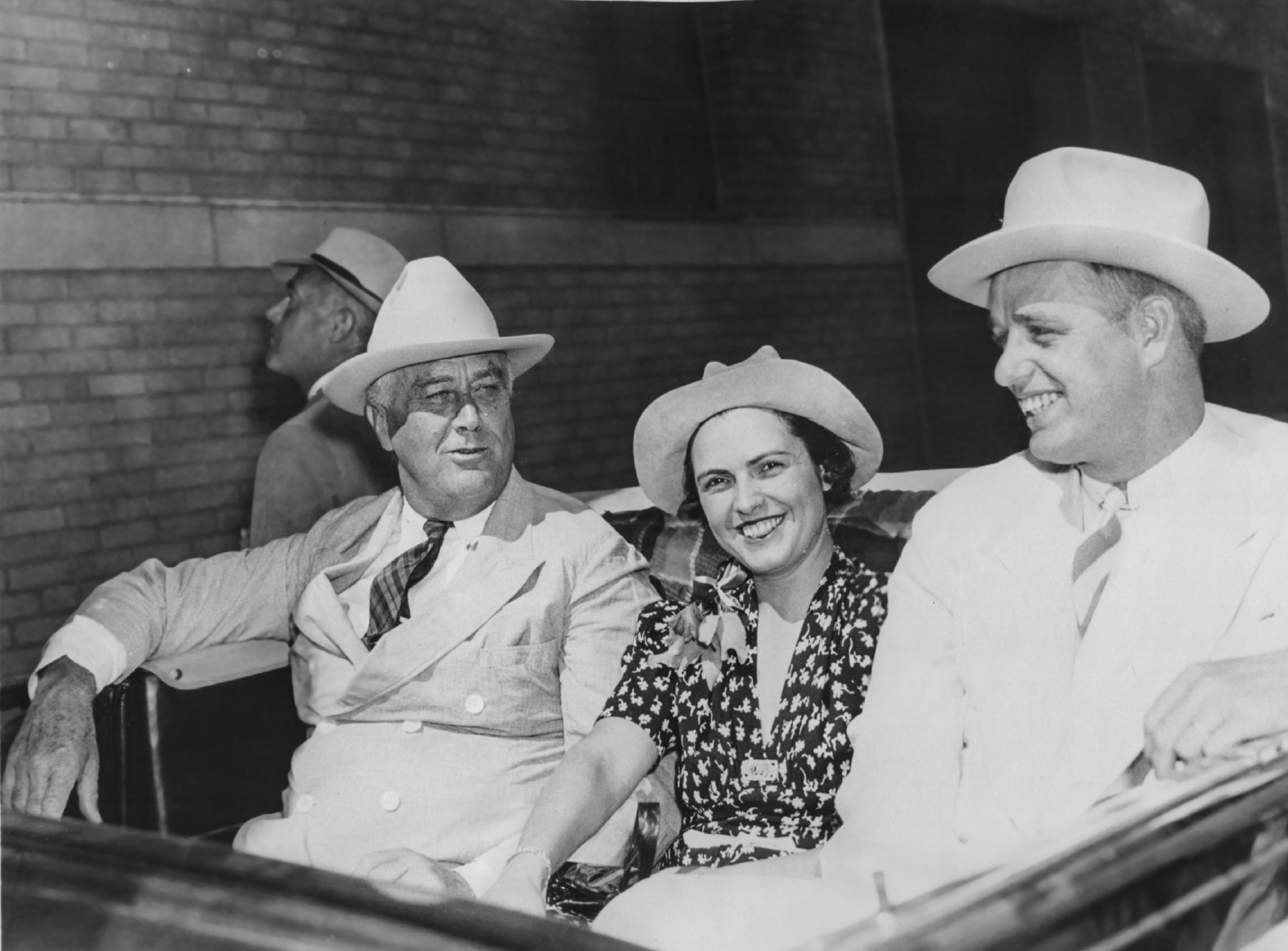 Franklin D Roosevelt with daughter-in-law Betsey and eldest son James - photo 4