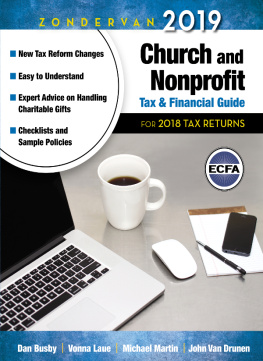 Dan Busby - Zondervan 2019 Church and Nonprofit Tax and Financial Guide: For 2018 Tax Returns