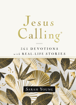 Sarah Young - Jesus Calling, 365 Devotions with Real-Life Stories, Hardcover, with Full Scriptures