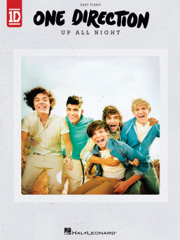 One Direction - One Direction--Up All Night--Easy Piano Songbook