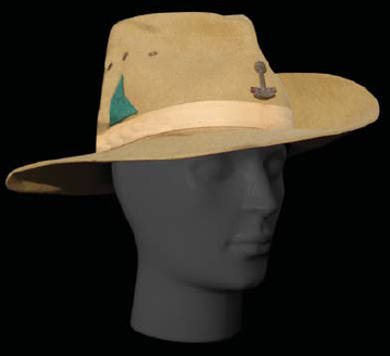 Slouch hat belonging to Captain David Jowett of the Royal West African Frontier - photo 4