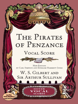 W. S. Gilbert - The Pirates of Penzance Vocal Score