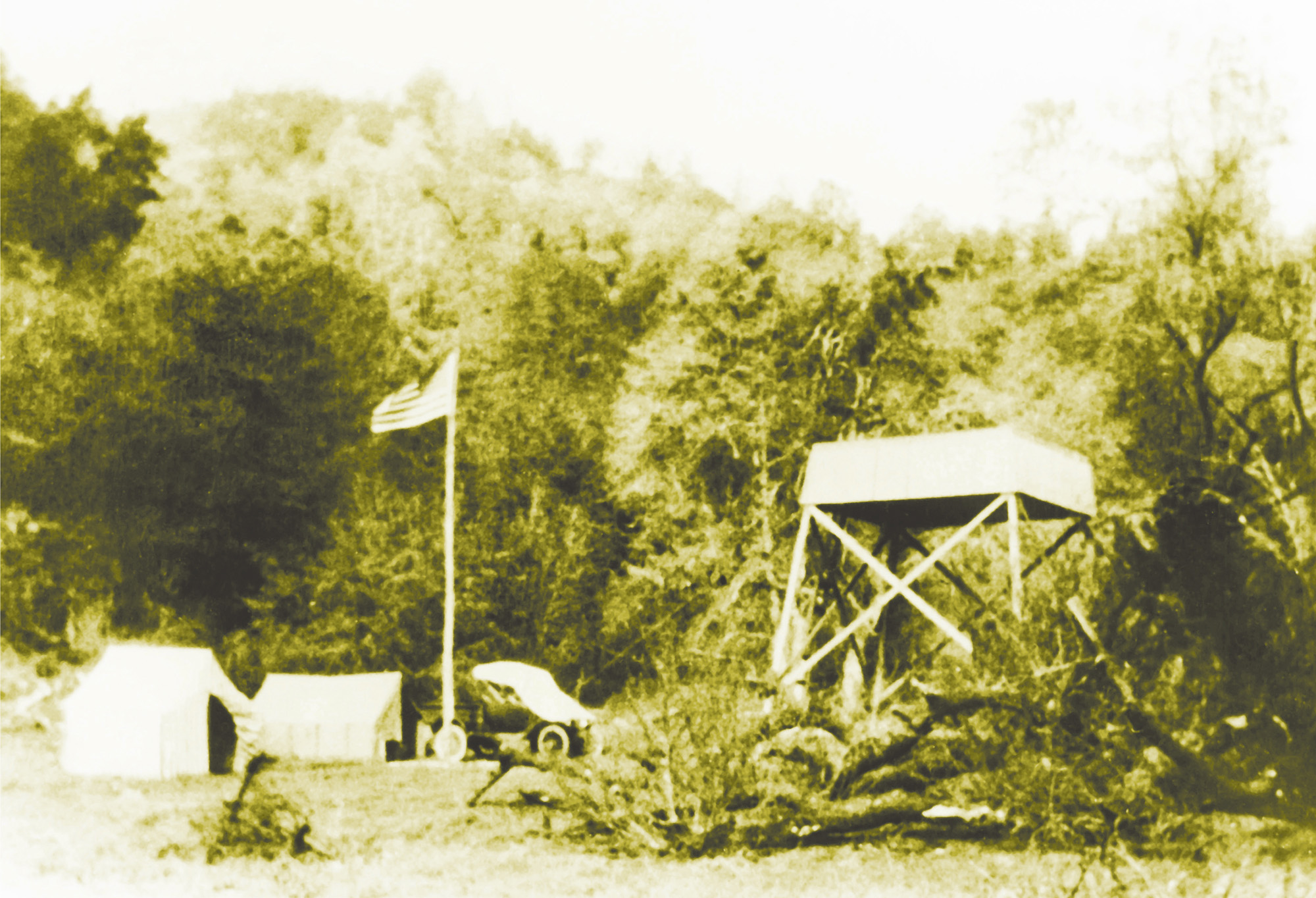 A camp similar to the one Hatfield set up above the shore of Morena Reservoir - photo 5