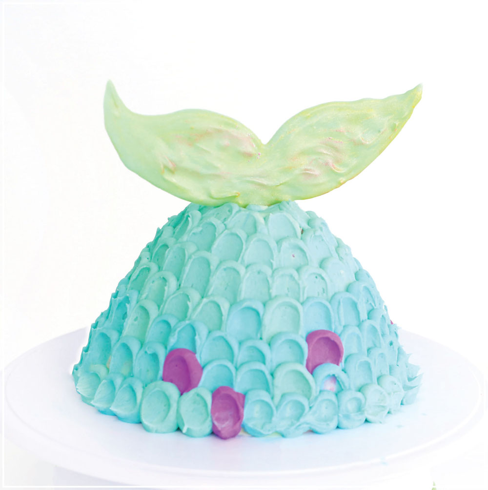 Mermaid Fin Cake MAKES 1 CAKE This is a staple at a mermaid party The fin is - photo 8