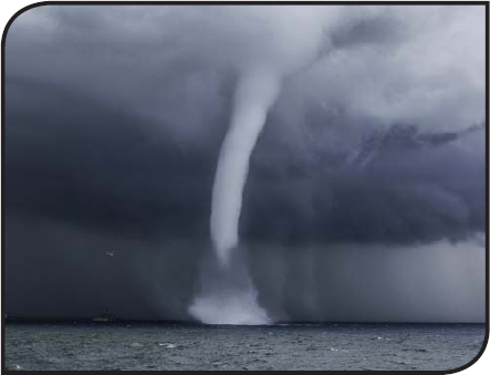 The best way to avoid a waterspout is to move at a 90 degree angle to its - photo 9