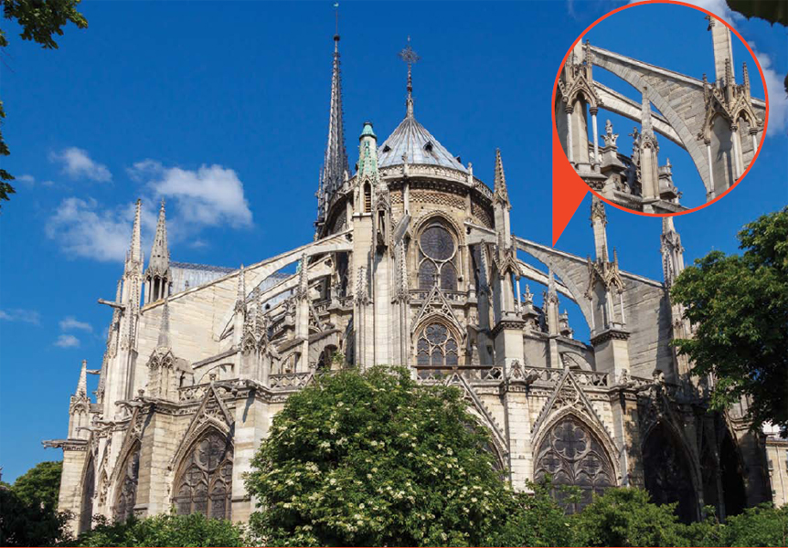 Notre Dame in Paris has endured destruction and subsequent restoration in - photo 9