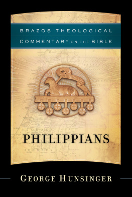 George Hunsinger - Philippians