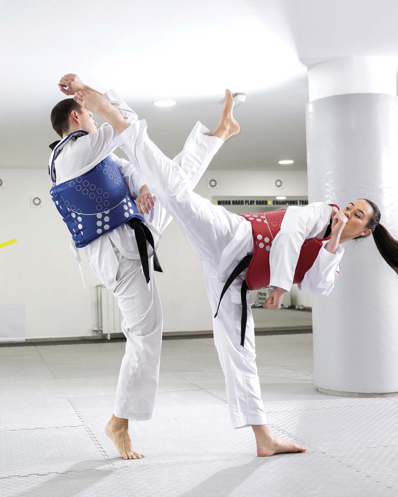 Tae kwon do is an ancient fighting style of martial art that draws across the - photo 2