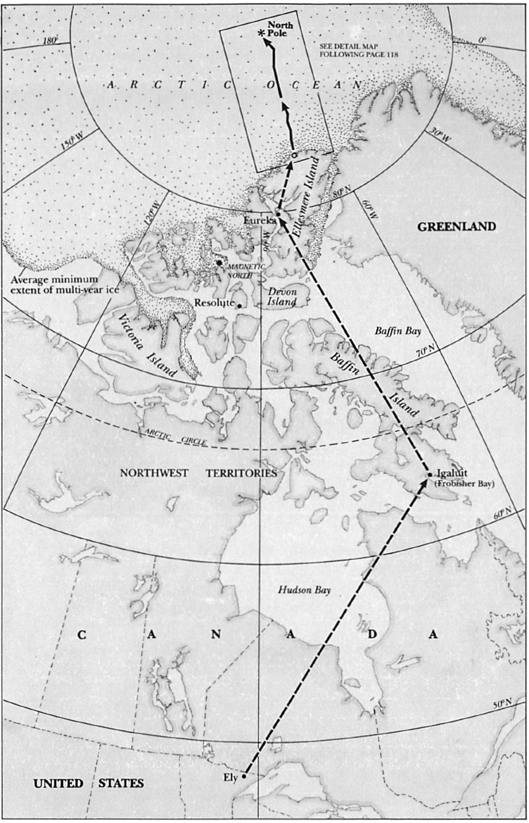 Text 1987 by Will Steger and Paul Schurke Maps 1987 by David Lindroth - photo 1