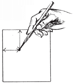 If you judge with your eye the right distance from the edge of the paper your - photo 37