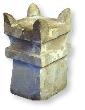 Limestone Israelite horned incense altar discovered at Megiddo dating from the - photo 6