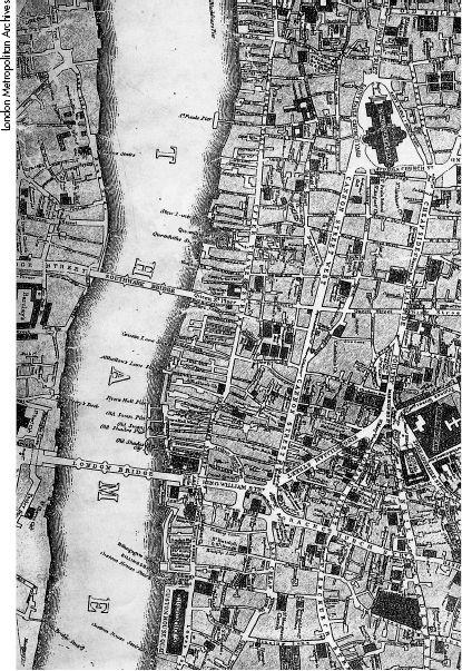 Central London Detail from the 1862 Weekly Dispatches map of London - photo 1