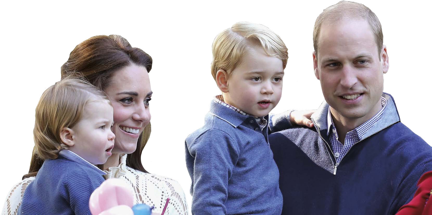 The Duke and Duchess of Cambridge with their children Prince George and - photo 4