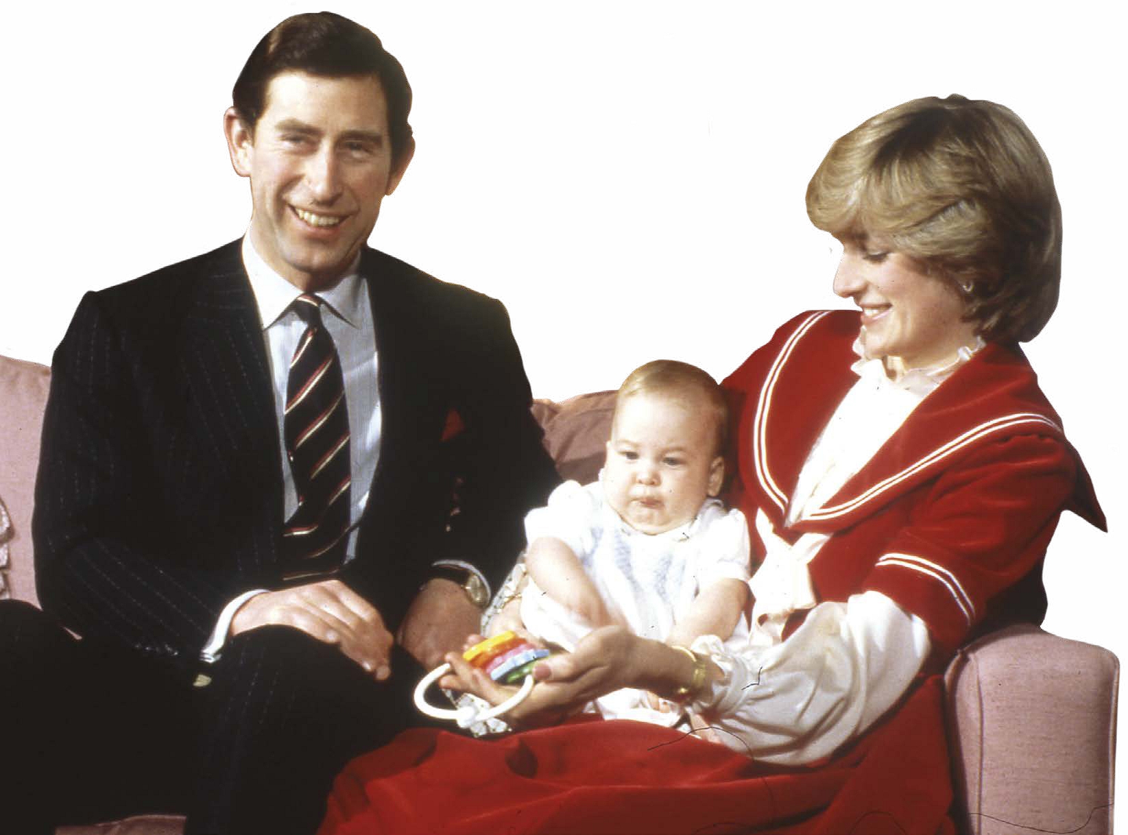 Baby Prince William with his parents the Prince and Princess of Wales in - photo 10