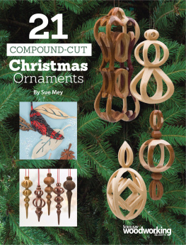 Sue Mey 21 Compound-Cut Christmas Ornaments