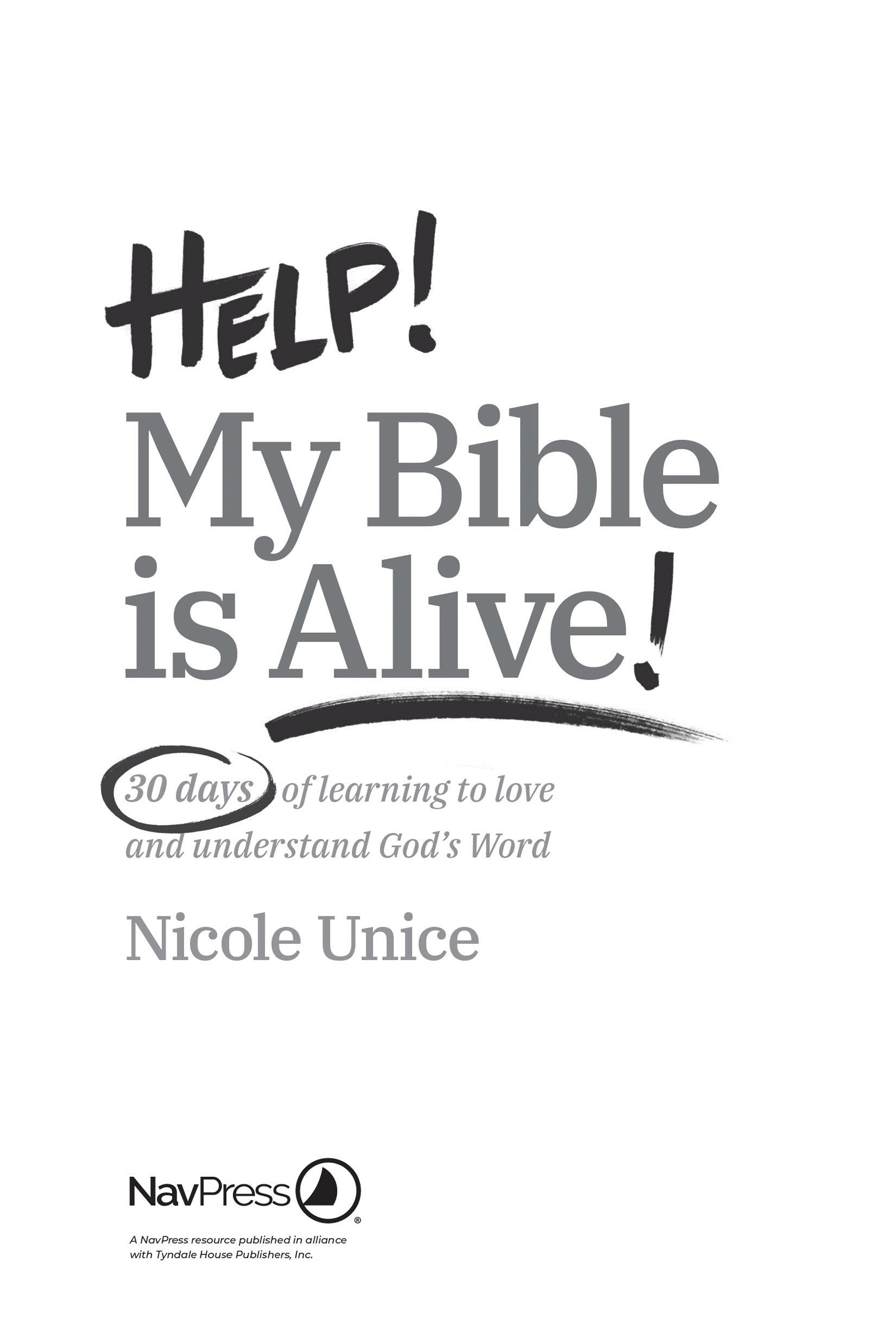 The Bible is not alive if its not alive for you The tool youre holding in your - photo 2