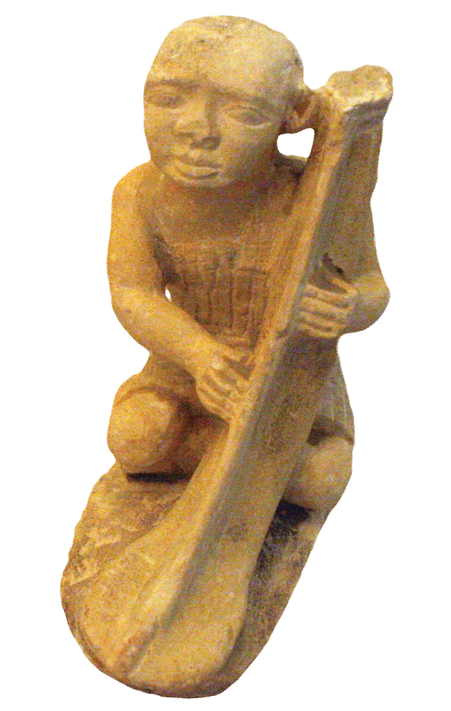 Statue of a harpist from the tomb of Nykauinpu Giza Copyright Baker Photo - photo 2