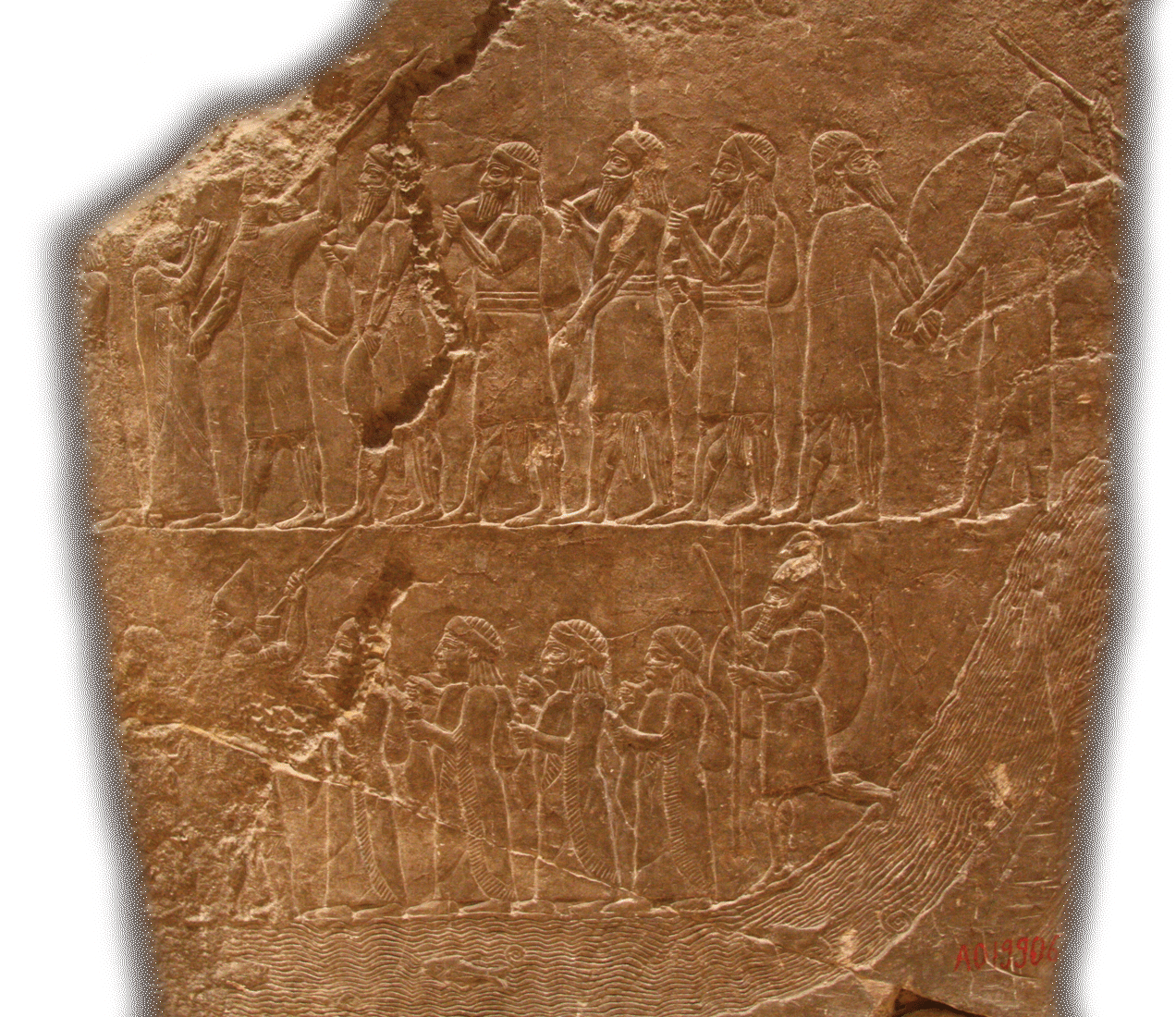 This scene from an Assyrian relief showing prisoners being deported after the - photo 2