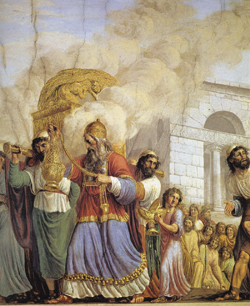 David bringing the ark of the covenant to Jerusalem Yet God also revealed a way - photo 6