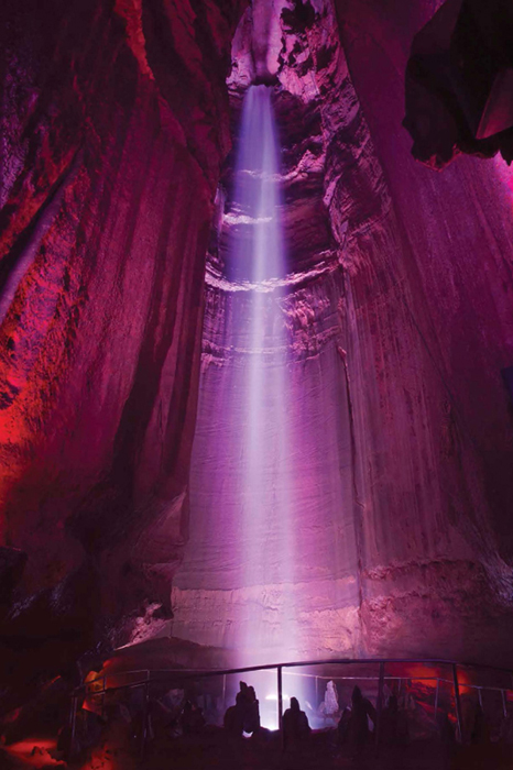 Ruby Falls inside Lookout Mountain Cave is the tallest and deepest underground - photo 3