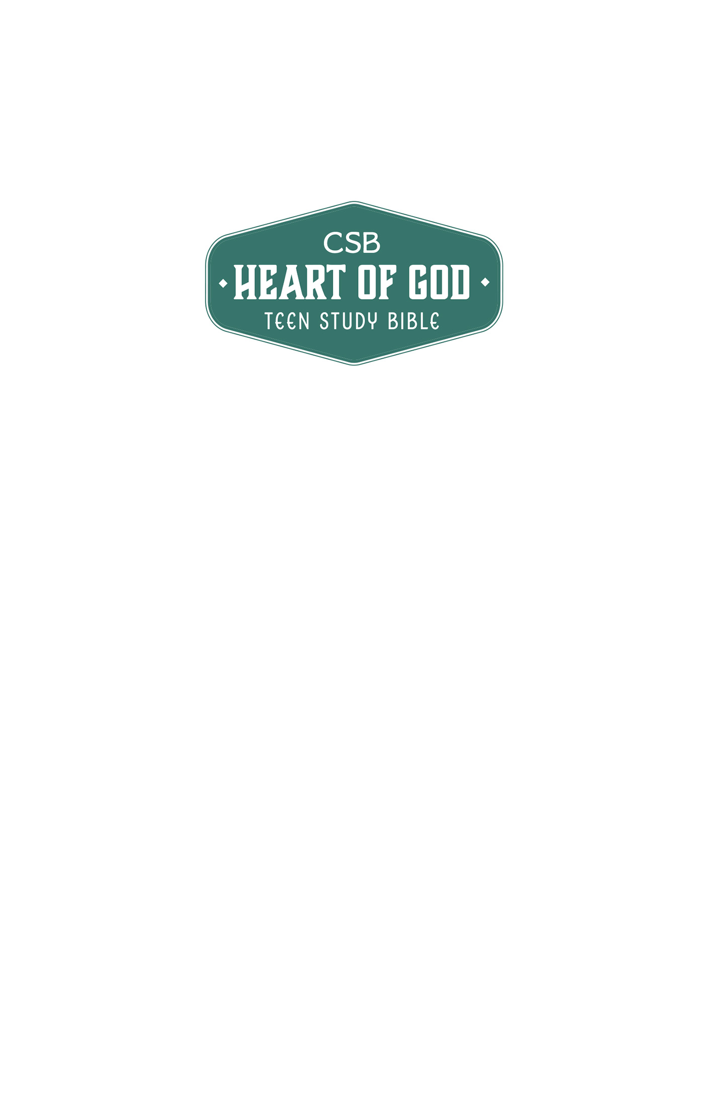 CSB Heart of God Teen Study Bible 2019 by Baker Publishing Group Textnotes 2019 - photo 2