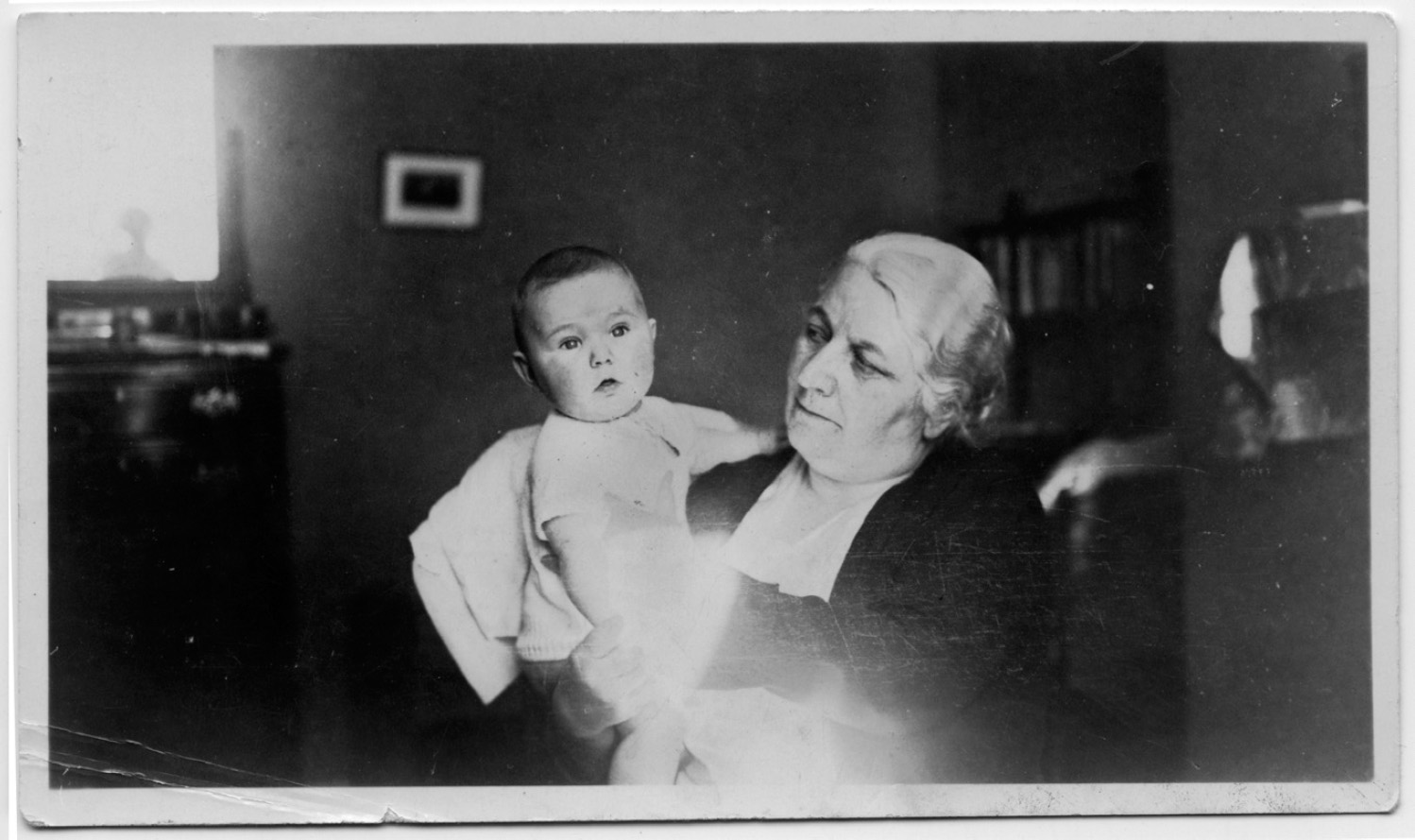 Agnes Boylan with baby Kevin Caption on the back reads In the nursery - photo 7