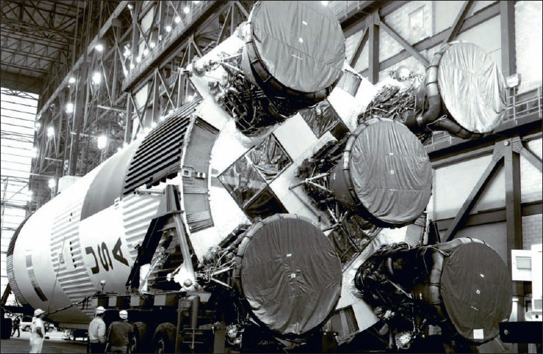 The Saturn V rocket being prepared and taken to the launch pad in 1969 But - photo 5