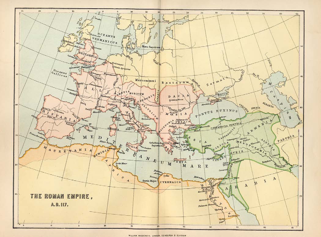 The Roman Empire reached its greatest extent in 117 CE under Emperor Trajan - photo 2