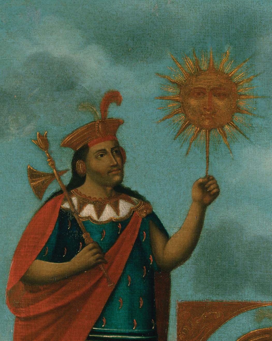 This painting of Manco Capac legendary founder of the Incan Empire depicts - photo 2