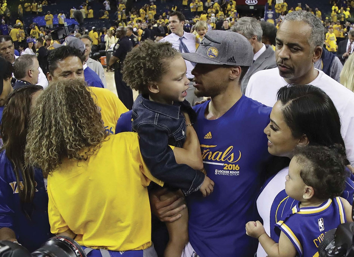 Stephen Curry is known for putting his family first Hes shown here with his - photo 3