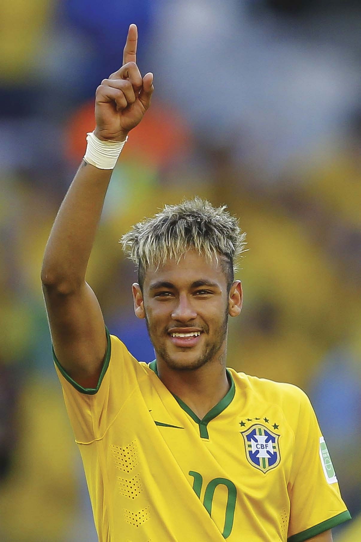 Opposite As captain of the Brazilian national team Neymar celebrated a - photo 2