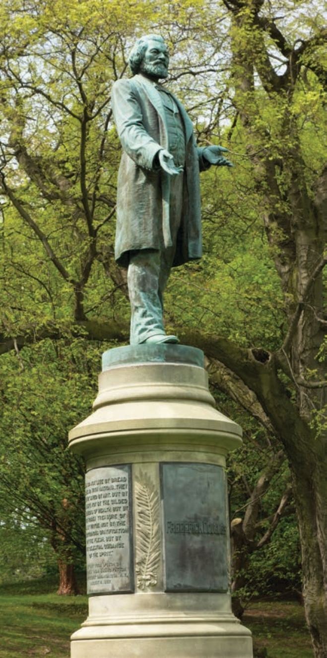 This statue of Frederick Douglass is located in Highland Park in Rochester - photo 5