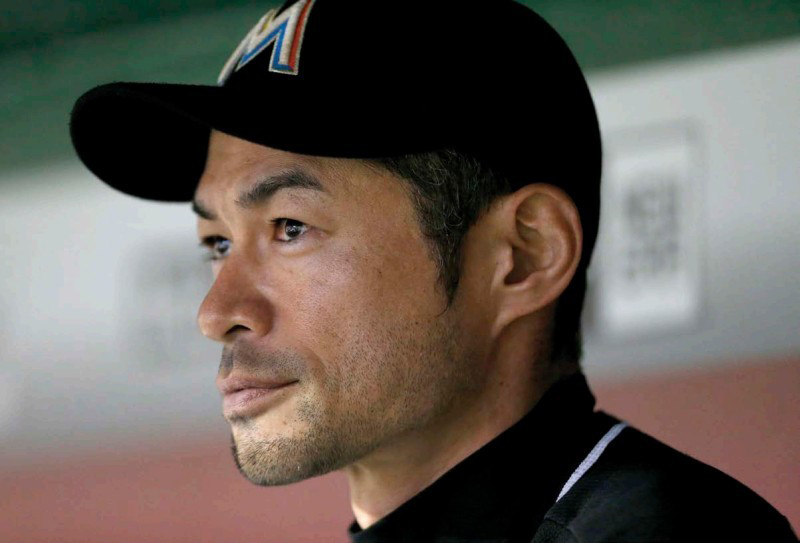 Ichiro was still adding hits to his incredible career total with the Miami - photo 3