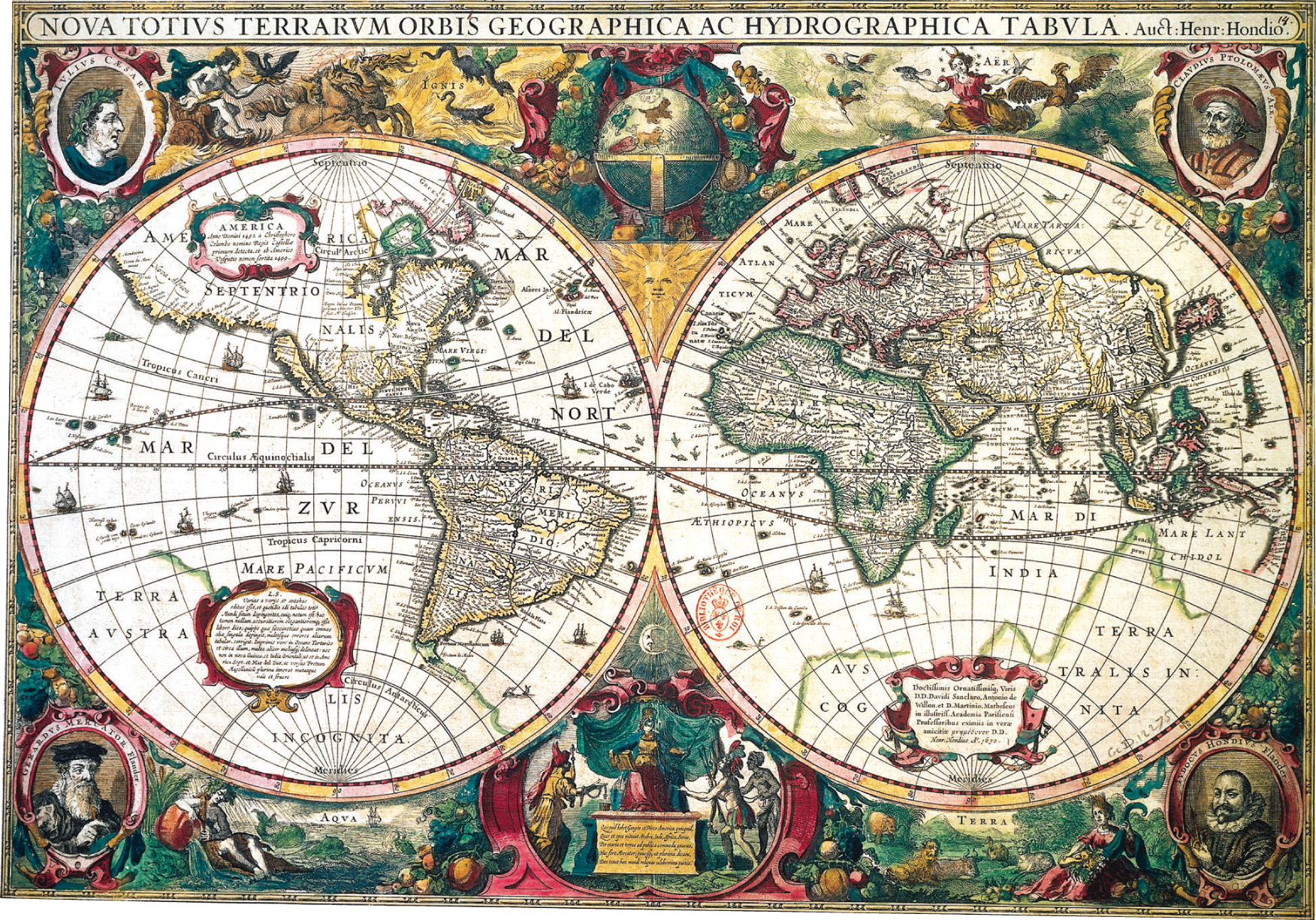 Map of the world entitled Nova Totius Terrarum Orbis Geographica ac - photo 5