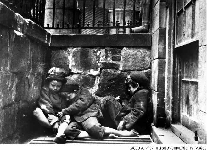 Impoverished children sleeping in the streets of New York 1890 public - photo 3