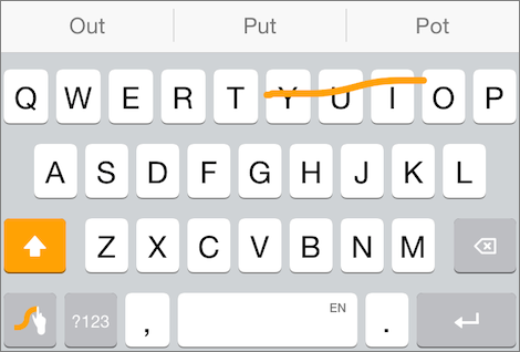 Developers can offer custom keyboards in iOS 8 An example is Swype shown - photo 4