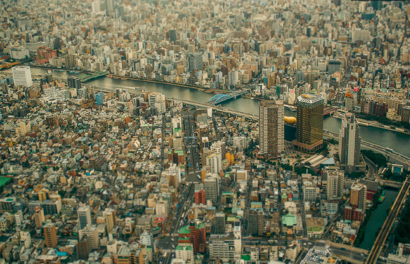 SUMIDA RIVER CITYSCAPE CANAL OSHIAGE COMMUTING OSHIAGE - photo 15